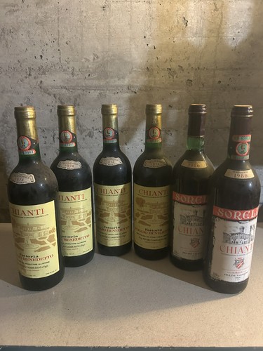 Bottiglie chianti vintage - bottiglie,