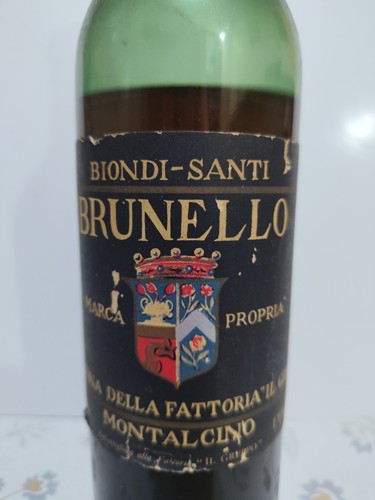 Biondi santi riserva - riserva, 1955